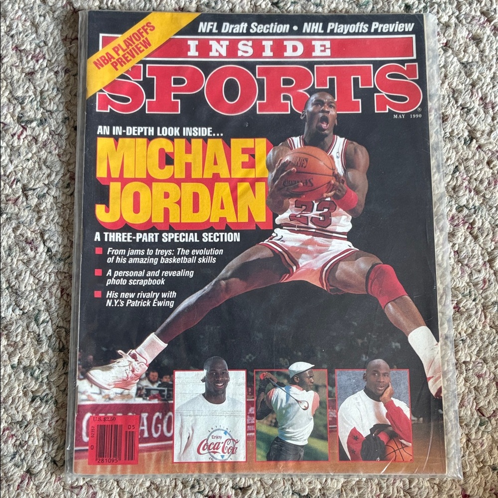 1990 Inside Sports Magazine Featuring Michael Jordan